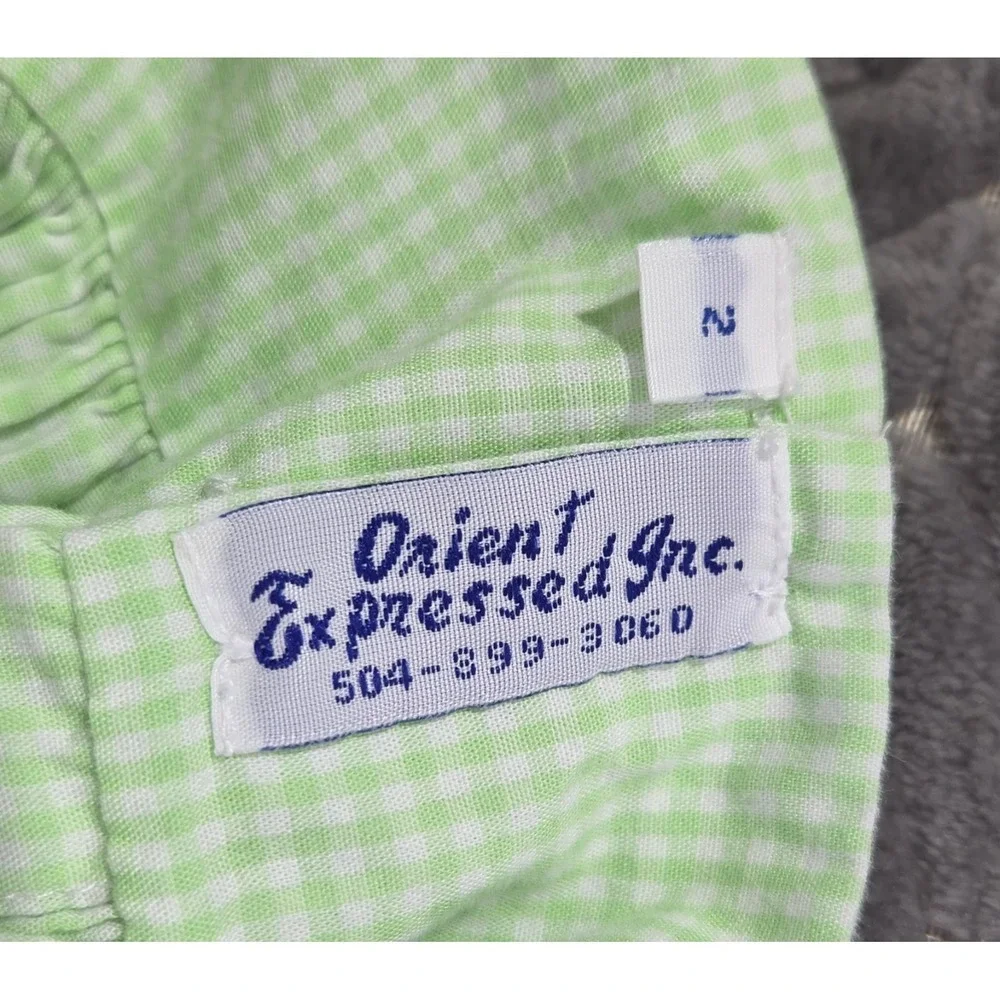 Vintage Orient Express Inc Girls Smocked Embroidered Size 2 Outfit Two Piece Set